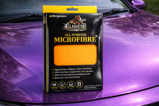 Bergmann ALL-PURPOSE Microfibre (Orange) - Pack of 3
