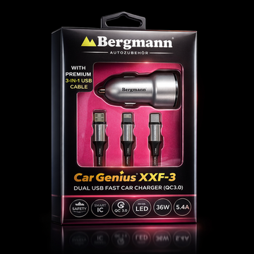 Bergmann CarGenius XXF-3 Car Charger