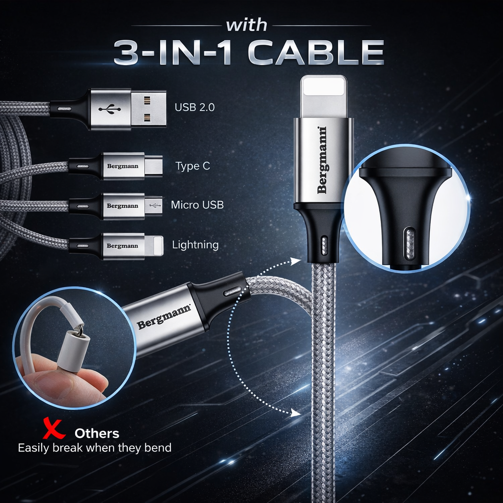 Bergmann CarGenius XXF-3 Car Charger