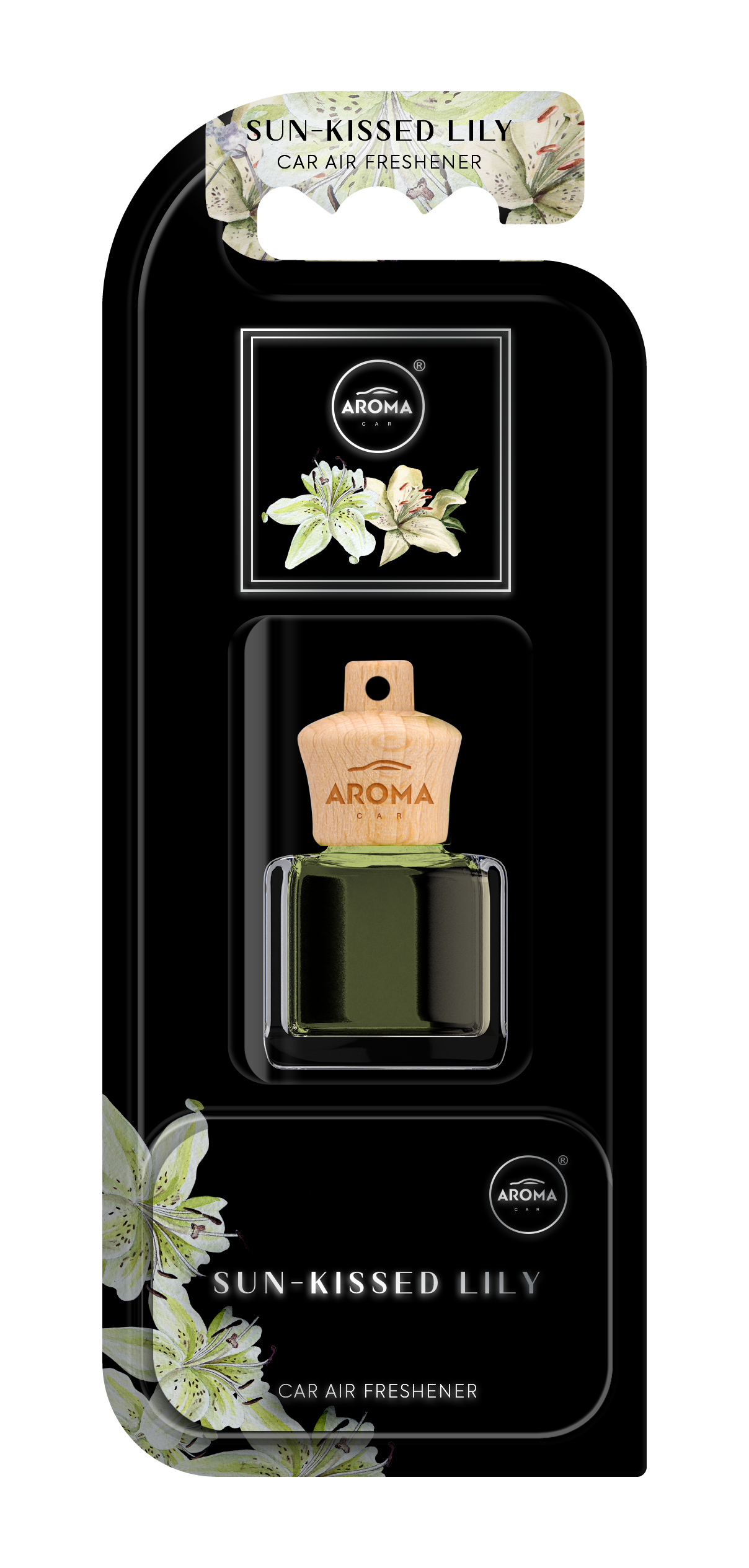 Aroma Wood Liquid Hanging Bottle - Sun-kissed Lily