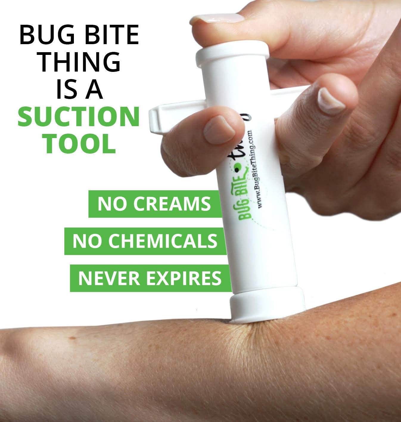 The Bug Bite Thing Suction Tool for Mosquito/Insect Bite Sting (Made in Denmark)