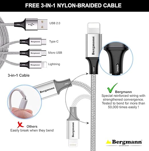 Bergmann CarGenius XXF-3 Car Charger