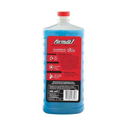 Formula 1 Ceramic Wash & Wax Shampoo 946ml