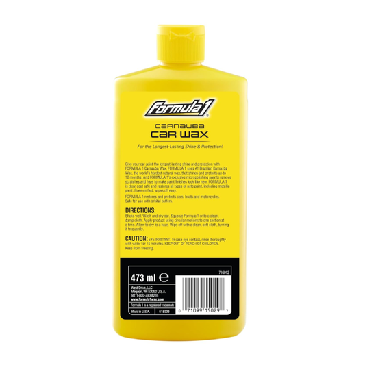 Formula 1 Carnauba Liquid Wax 473ml
