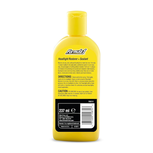 Formula 1 Headlight Restorer 237ml