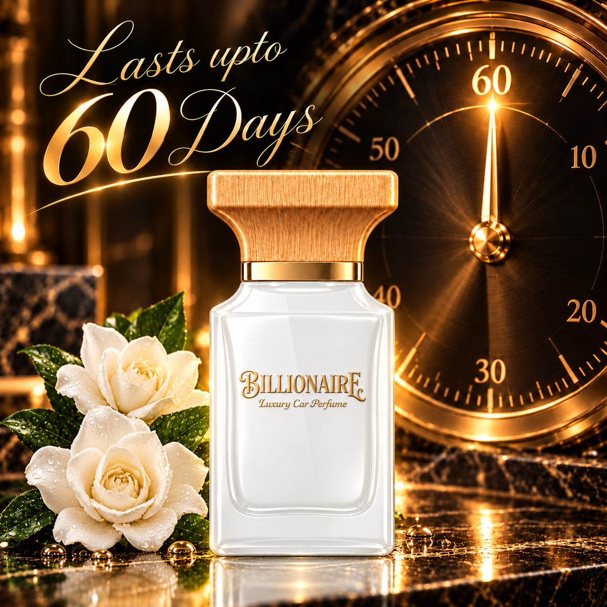 Bergmann Billionaire GARDENIA Luxury Car Perfume 100ml