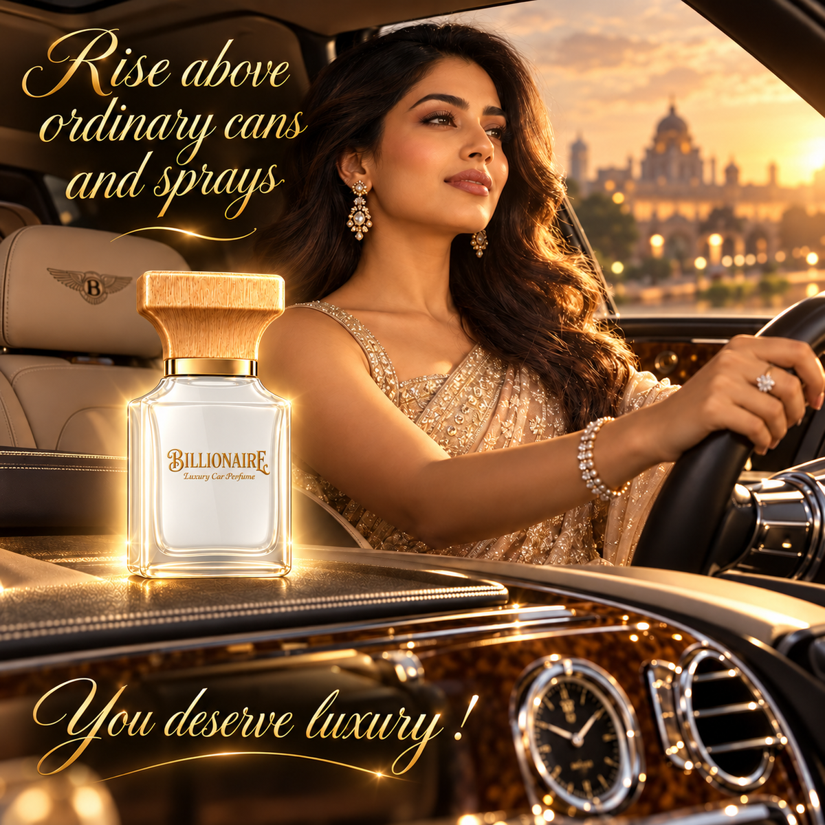Bergmann Billionaire GARDENIA Luxury Car Perfume 100ml