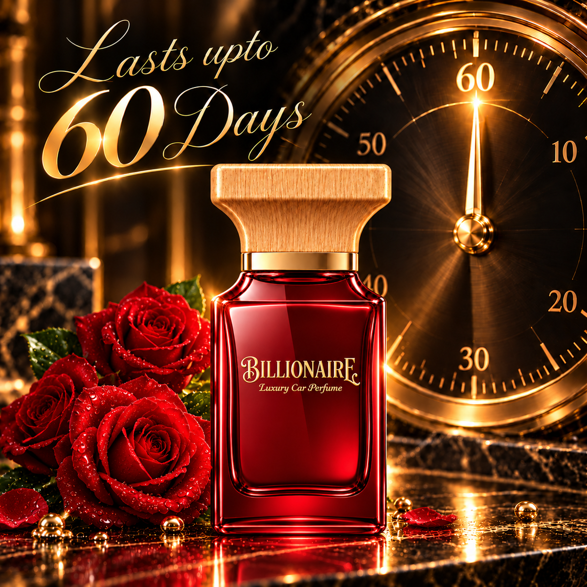 Bergmann Billionaire VELVET ROSE Luxury Car Perfume 100ml