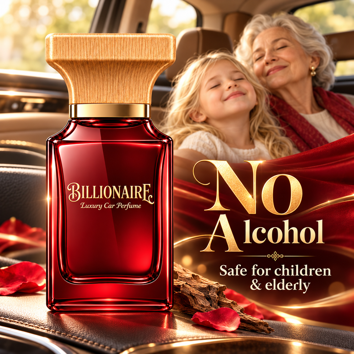 Bergmann Billionaire VELVET ROSE Luxury Car Perfume 100ml