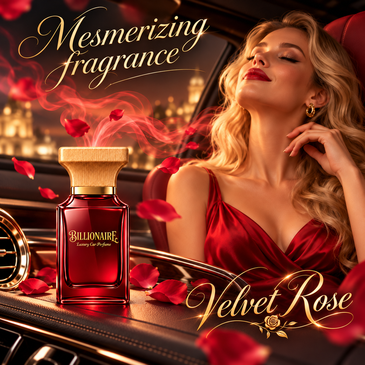 Bergmann Billionaire VELVET ROSE Luxury Car Perfume 100ml