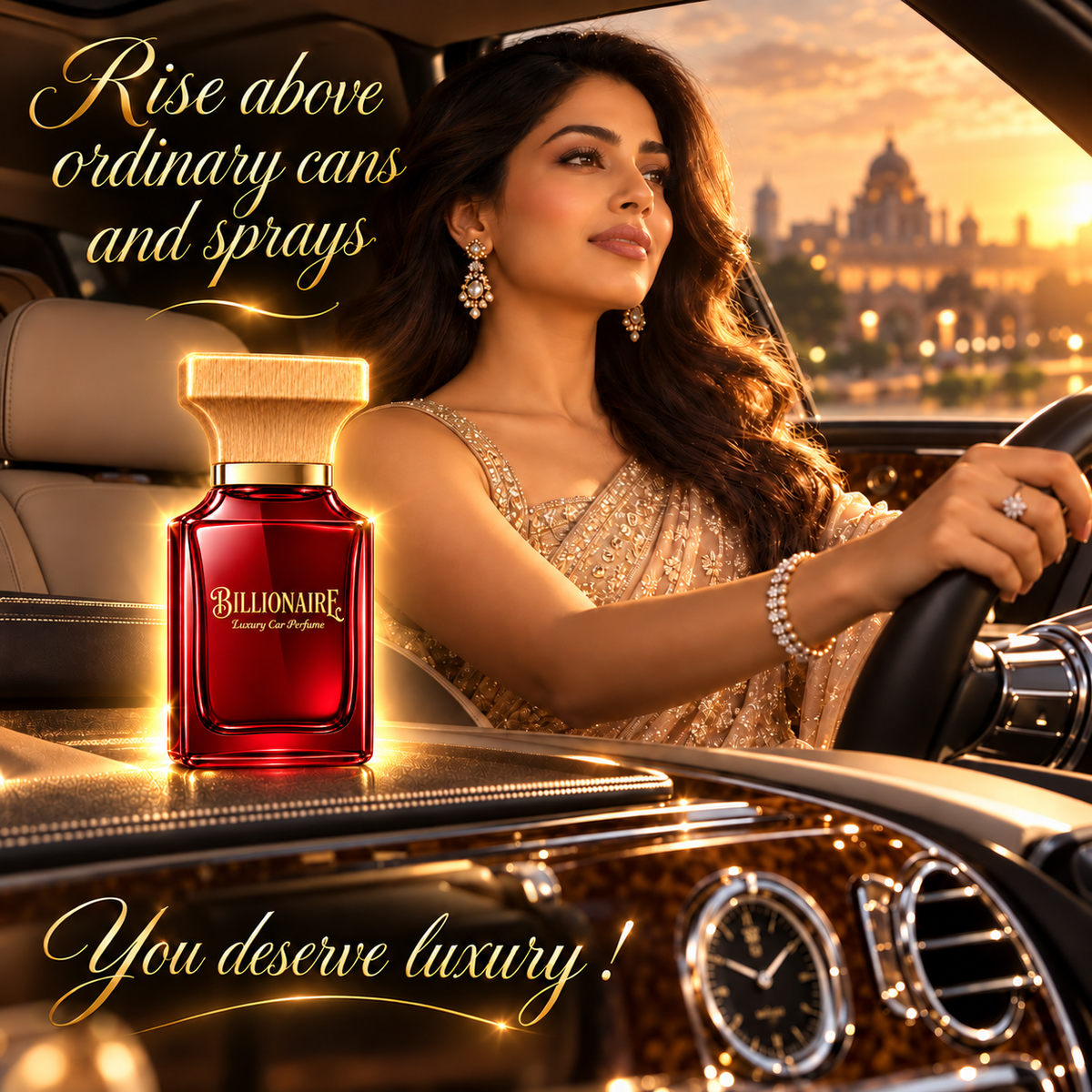 Bergmann Billionaire VELVET ROSE Luxury Car Perfume 100ml