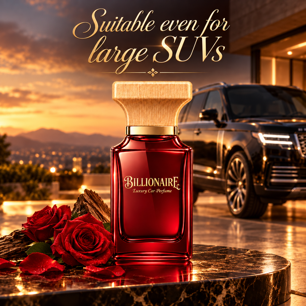 Bergmann Billionaire VELVET ROSE Luxury Car Perfume 100ml