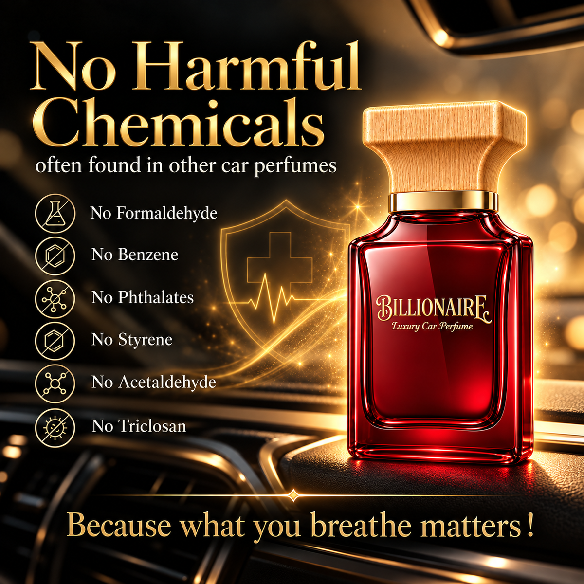 Bergmann Billionaire VELVET ROSE Luxury Car Perfume 100ml