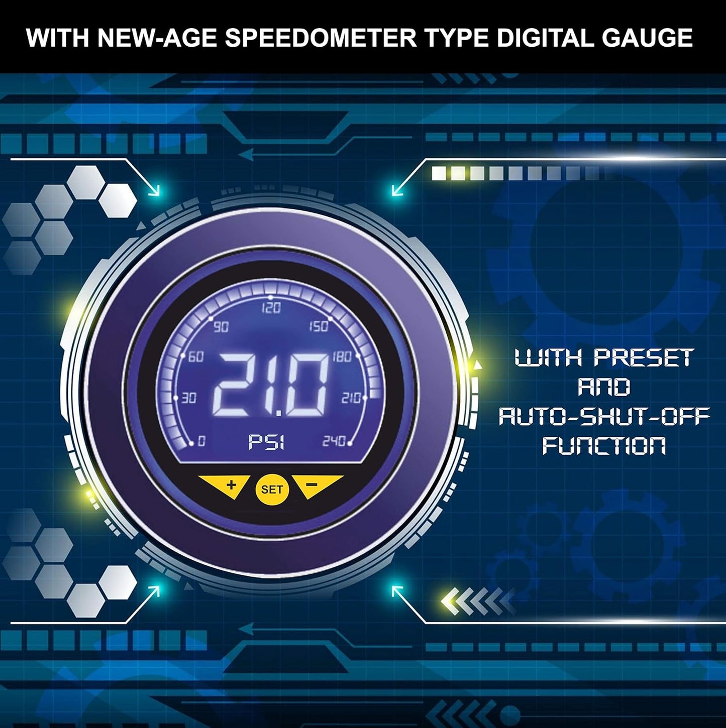 Bergmann TYPHOON Digital Tyre Inflator