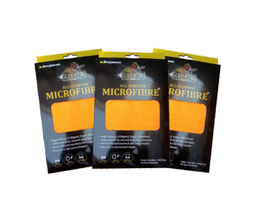 Bergmann ALL-PURPOSE Microfibre (Orange) - Pack of 3