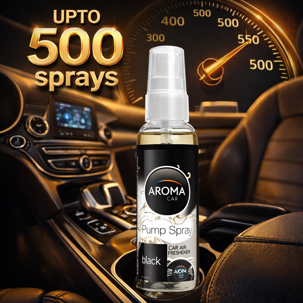Aroma Car Sprays Black 75ml