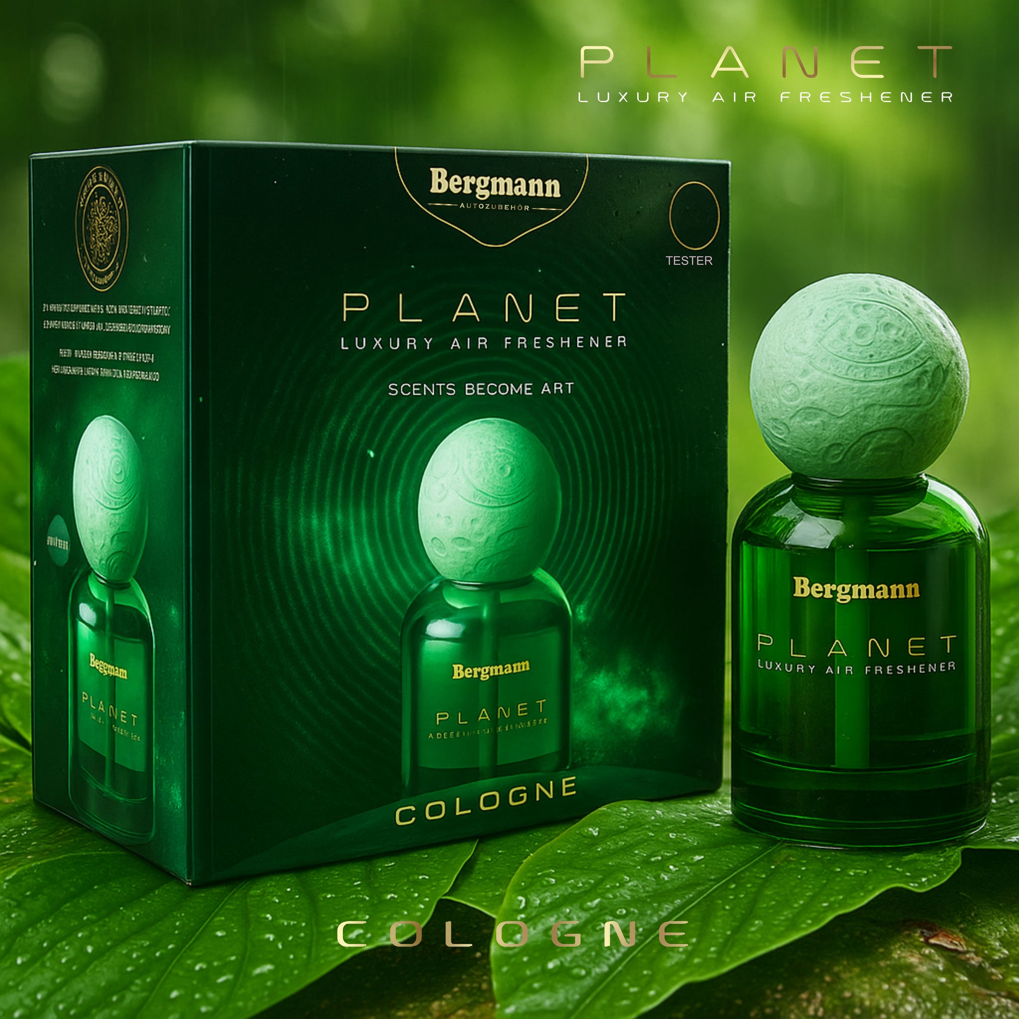 Bergmann Planet COLOGNE Car Air Freshener 110ml