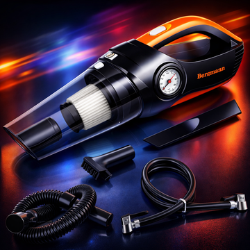 Bergmann CYCLONIC 2-in-1 Car Vacuum & Inflator
