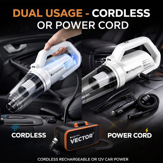 Bergmann VECTOR Cordless Car Vacuum Cleaner