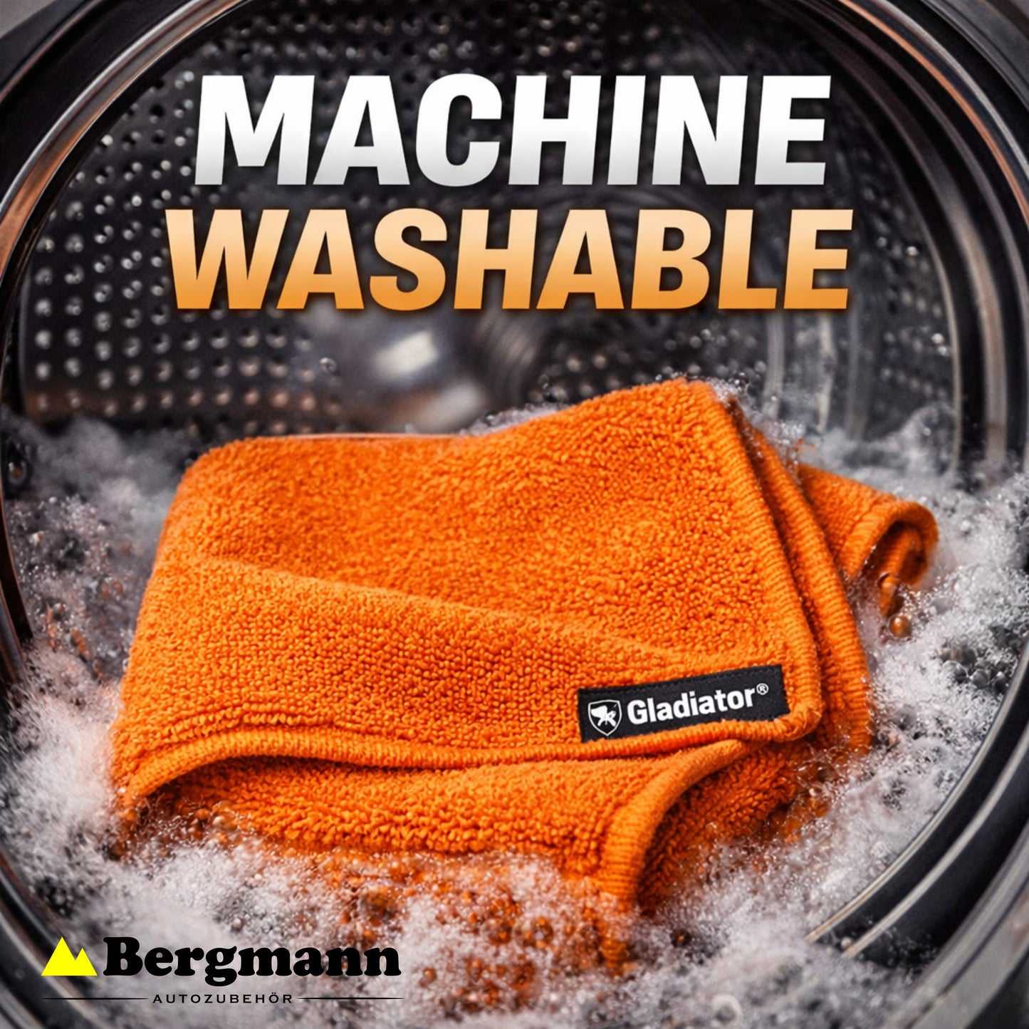 Bergmann ALL-PURPOSE Microfibre (Orange) - Pack of 3