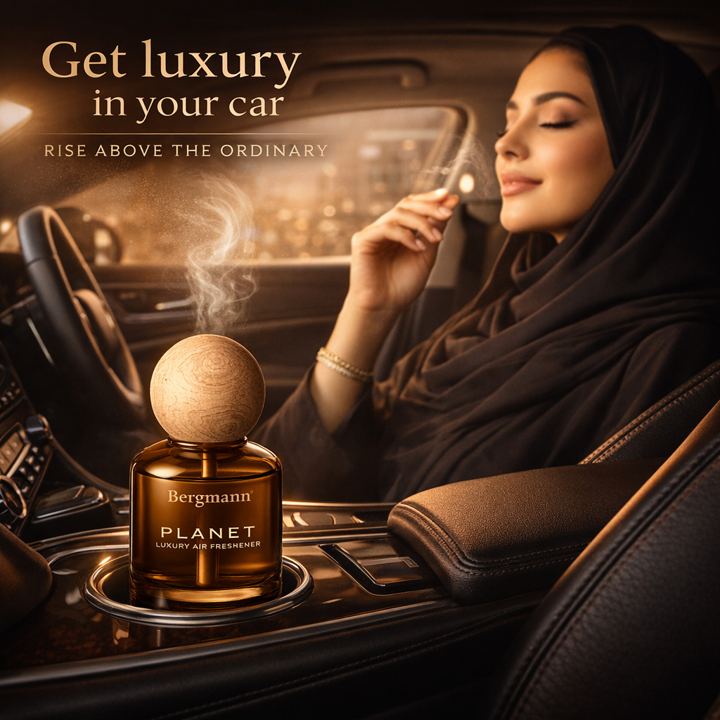 Bergmann Planet WHITE MUSK Car Air Freshener 110ml