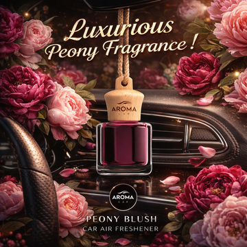 Aroma Wood Liquid Hanging Bottle - Peony Blush