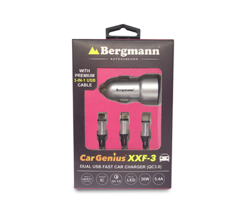 Bergmann CarGenius XXF-3 Car Charger